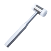 Ombredanne Wagner Mallet, Replaceable Nylon Heads, Cylinder Shaped Head, 1lb 7.1 oz, Diameter 1.576" (40mm), Overall Length 9-3/4" (248mm) 