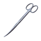 Operating Scissors, Curved, Sharp/Blunt Tips, Overall Length 5-3/4" (146mm) 
