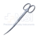Operating Scissors, Curved, Sharp Tips, Overall Length 5" (127mm) - C3484