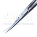 Operating Scissors, Curved, Sharp Tips, Overall Length 4-1/2" (115mm) - 211226J