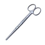 Operating Scissors, Straight, Blunt Tips, Two Tone Finish, Overall Length 5-3/4" (145mm) 