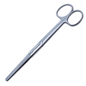 Operating Scissors, Straight, Blunt Tips, Two Tone Finish, Overall Length 6-1/2" (165mm) 