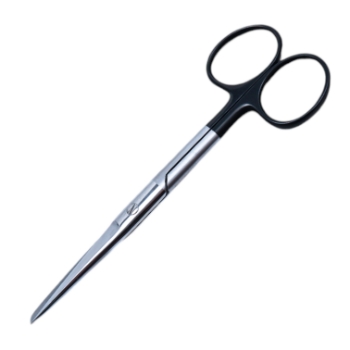 Operating Scissors, Super Cut, Straight, Sharp/Blunt Tips, Black Ring Handles, Two Tone Finish, Overall Length 4-1/2" (115mm) 