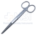 Operating Scissors, Straight, Sharp/Blunt Tips, Mirror Finish, Overall Length 5" (127mm) - 211238J