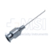 Osher Irrigating Implant Hook, 30ga Biangled Working End, 24ga Reinforced Shaft, Polished Finish, Overall Length 7/8" (23mm) - 5-1684