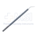 Osher Nucleus Manipulator, Angled, Blunt Finger-Like 0.5mm Two-Prong Tip, Round Knurled Handle, Dull Finish, Overall Length 4-1/2" (114mm) - 5-1717-A