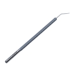 Osher Nucleus Manipulator, Angled, Blunt Finger-Like 0.5mm Two-Prong Tip, Round Knurled Handle, Dull Finish, Overall Length 4-1/2" (114mm) E0606 A,3651E,E0606 A