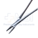 Par Needle Holder, TC, Delicate Serrated Jaw, Two Gold Ring Handles, Overall Length 5" (127mm) - 16-1525