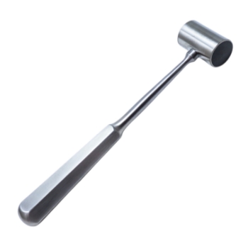 Partsch Lead Filled Mallet, #49, Cylinder Shaped Head, 7.1oz, Diameter 0.862" (22mm), Overall Length 7-3/4" (197mm) 