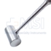 Partsch Stainless Steel Mallet, Cylinder Shaped Head, 6oz, Diameter 0.862" (22mm), Overall Length 7-5/8" (193mm) - M11600