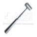 Partsch Stainless Steel Mallet, Cylinder Shaped Head, 6oz, Diameter 0.862" (22mm), Overall Length 7-5/8" (193mm) - M11600