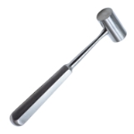 Partsch Stainless Steel Mallet, Cylinder Shaped Head, 6oz, Diameter 0.868" (22mm), Overall Length 7-1/8" (181mm) 