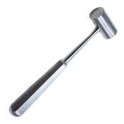Partsch Stainless Steel Mallet, Cylinder Shaped Head, 6oz, Diameter 0.868" (22mm), Overall Length 7-1/8" (181mm) 