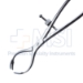 Patella Forceps, 2 x 2 Teeth, Offset, Speed Lock, 8mm Gap, Smooth Handle, Overall Length 7" (178mm) - D7012A