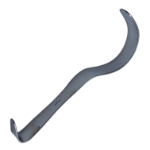Deaver Retractor, Pediatric, 19mm (3/4") Blade Width, Smooth Handle, Curled Inward Grip, Overall Length 7" (178mm) 