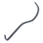 Deaver Retractor, Pediatric, 10mm (3/8") Blade Width, Smooth Handle, Curved Inward Grip, Overall Length 8-1/2" (216mm) 
