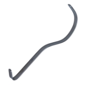 Deaver Retractor, Pediatric, 10mm (3/8") Blade Width, Smooth Handle, Curved Inward Grip, Overall Length 8-1/2" (216mm) 