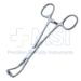 Peers Towel Clamp, Non-Perforating, Angled, Overall Length 5-3/4" (146mm) - C7456