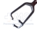 Pelvic Reduction Forceps, 1 x 2 Jaws, Long Pointed Ball Tips, Speed Lock, Overall Length 15-3/4" (400mm) - D7101