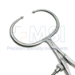 Periarticular Bone Reduction Forceps, Medium " C " Shaped Jaw, Sharp Spikes, Ball Stop Stabilizer, Speed Lock, Overall Length 9" (230mm) - 409-226SY