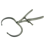 Periarticular Bone Reduction Forceps, Medium " C " Shaped Jaw, Sharp Spikes, Ball Stop Stabilizer, Speed Lock, Overall Length 9" (230mm) 