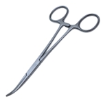 Crile Forceps, Curved, Petit-Point, Overall Length 5-1/2" (140mm) 