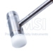 Reprocussion Free Mallet, #2, 1lb 5.7oz, Phenolic Handle, 1.176" (29.8mm), One Face Nylon, One Face Stainless Steel, Overall Length 10-5/8" (270mm) - M06200