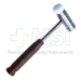 Reprocussion Free Mallet, #2, 1lb 5.7oz, Phenolic Handle, 1.176" (29.8mm), One Face Nylon, One Face Stainless Steel, Overall Length 10-5/8" (270mm) - M06200