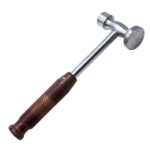 Mallet, Candle Holder Shape, 1lb 7.5oz, Diameter 1.655" (42mm), Phenolic Handle, Overall Length 10-1/2" (268mm) 