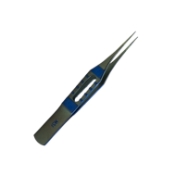 Pierce Suture Forceps, Titanium, 0.25mm Notched Tip, 6mm Tying Platforms, Straight Flat Square Grip Handle, Overall Length 3-1/3" (85mm) 2-100