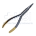 Pin Pulling Pliers, TC, 3mm Tip, Groove In Jaw, Overall Length 5-1/2" (140mm) - D6578