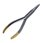 Pin Pulling Pliers, TC, 3mm Tip, Groove In Jaw, Overall Length 5-1/2" (140mm) 