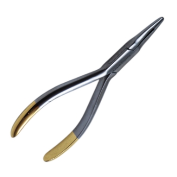 Pin Pulling Pliers, TC, 3mm Tip, Groove In Jaw, Overall Length 5-1/2" (140mm) 