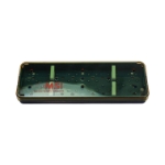 Plastic Diamond Knife Tray, 1 Slot, Base, Lid, 2 Bars, Dimensions 2-1/2" x 7-1/2" x 3/4" (64mm x 190mm x 19mm) 