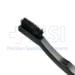 Plastic Handle Tooth Brush Style Cleaning Brush, Horse Hair, Bristle Face-1/2" In Height, Overall Length 7-3/4" (197mm), Sold 3 Per Package - 12-9080