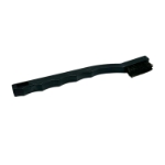 Plastic Handle Tooth Brush Style Cleaning Brush, Horse Hair, Bristle Face-1/2" In Height, Overall Length 7-3/4" (197mm), Sold 3 Per Package 