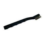 Plastic Handle Tooth Brush Style Cleaning Brush, Stainless Steel, Standard End, Bristle Face-1/2" In Height, Overall Length 7-3/4" (197mm), Sold 3 Per Package 