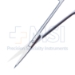 Plastic Iris Wagner Gum Scissors, Straight, Sharp Tips, Two Tone Finish, Overall Length 4-3/4" (120mm) - 19-13750