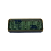 Plastic Micro Tray, Base, Lid, Mat, 6" x 2-1/2" x 3/4" (152mm x 64mm x 19mm) 2600A,96-2600A,93-250,K9-2020