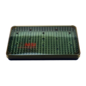 Plastic Micro Tray, Base, Lid, Mat, Dimensions 4" x 6-1/2" x 3/4" (102mm x 162mm x 19mm) 4600A,93-260,96-4600A,E7409