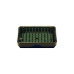 Plastic Mini Tray, Base, Lid, Mat, Dimensions 1-1/2" x 2-7/10" x 3/4" (38mm x 68mm x 19mm) 