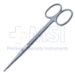 Plastic Stitch Scissors, Straight, Flat Round Shanks, Sharp Beveled Blades, Two Tone Finish, Overall Length 5" (125mm) - 19-13142