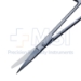 Plastic Stitch Scissors, Straight, Flat Round Shanks, Sharp/Blunt Beveled Blades, Overall Length 5" (125mm) - 19-13144