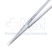 Plastic Strabismus Stitch Scissors, Straight, Sharp Tips, Rounded Blades, Round Shanks, Two Tone Finish, Overall Length 4-1/2" (115mm) - 19-13140