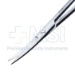 Plastic Surgery Scissors, Curved, Sharp/Sharp, Overall Length 4-3/4" (121mm) - 211438J