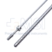 Poole Suction Tube, 30Fr, (9.9mm), Straight, Chrome Plated, Overall Length 9" (230mm) - D2852