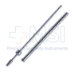 Poole Suction Tube, 30Fr, (9.9mm), Straight, Chrome Plated, Overall Length 9" (230mm) - D2852