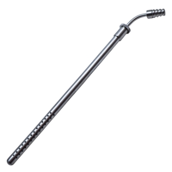 Poole Suction Tube, Angular, 26French, Overall Length 8-3/4" (222mm) 
