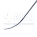 Post-Mortem Needle, #1, 2mm x 114mm, Half Curved Cutting Edge, 12 per Package - 16-820-1