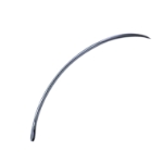 Post Mortem Needle, #3, 1.42mm x 75mm, 3/8 Circle, Cutting Edge 